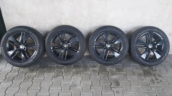 Prodám orig.alu Škoda pneu zimní 215/55/17 - 2