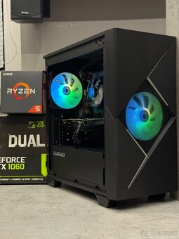 Herní PC Ryzen 2600X / 16GB / GTX1060 6GB / m2 + HDD - 2