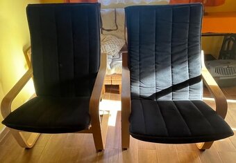 Křeslo IKEA včetně čalounění s pratelným potahem 2ks - 2