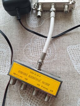 Zesilovač TV signálu,napájecí zdroj,výhybka,rozbočovač - 2