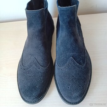 pánské kožené kotník. boty vel. 43 zn. mood zipper - 2