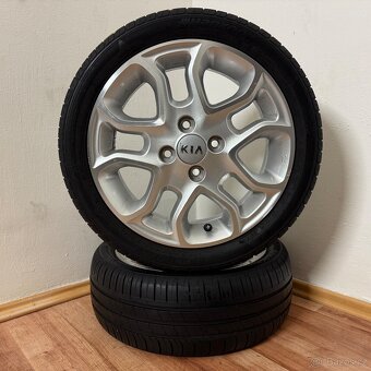 KIA PICANTO II 4x100 R15 ET52+LETNÍ 175/50R15 5/4mm - 2