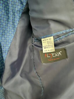 Pánský oblek tmavě modrý - 2