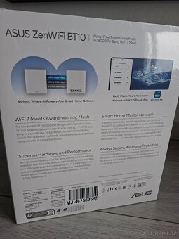 ASUS ZenWifi BT10 router, novy, nerozbaleno. - 2