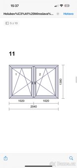 Dřevěná eurookna dvojskla - 2