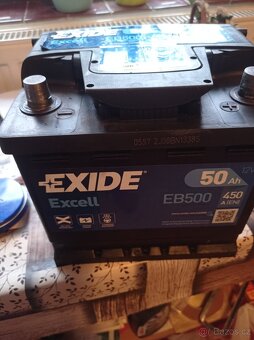 Auto baterie 12V 50Ah - 2