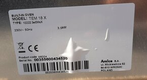 Vestavě a trouba AMICA TEM 18 X - 2