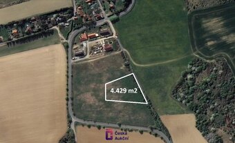 Prodej pozemky - trvalý travní porost, 4 429 m2 - Libeř - 2