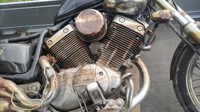 Yamaha Virago XV 400 po povodních - 2