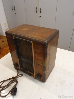Starožitné lampové rádio Empo Tenor - 2