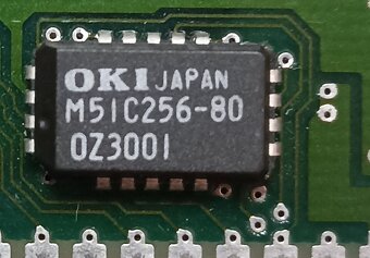 Operační pamět 2x512kB, zn. OKI - 2