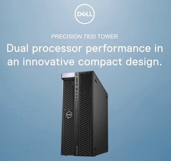 DELL Precision 7820 - 128GB RAM, NVIDIA GTX 1080 8GB, hezký - 2