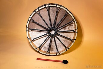 Šamanský Buben s Chlupatou Blánou – 60 cm - 2