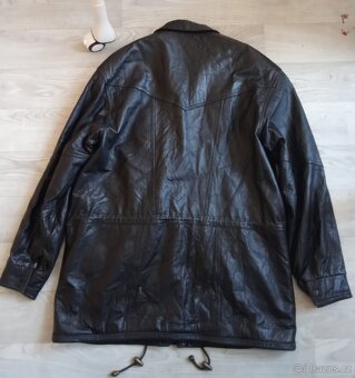 LEVNĚ prémiová pánská bunda z pravé kůže - 2