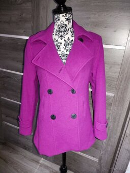 Fialový kabátek/sako vel. 42/44 - 2