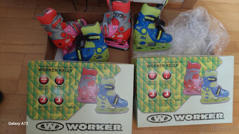 Prodám levně brusle dětské a Inline brusle. - 2