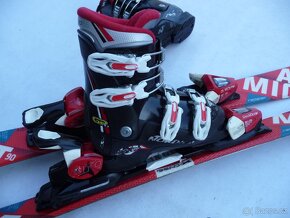 303. Detske lyže ATOMIC - 90 cm + boty NORDICA 31 eu SET - 2