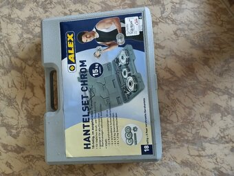 sada cinek 15 kg pochromovane - 2