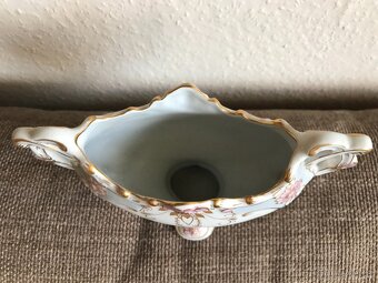 Váza - zdobený porcelán Royal Dux Bohemia Czechoslovakia - 2
