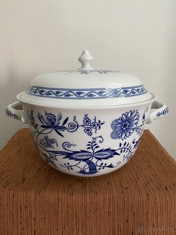 “Cibulak” Inglazed Henrietta, Thun 1794, karlovarsky porcela - 2