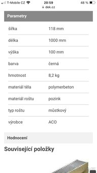 Odvodňovací žlaby ACO - 2