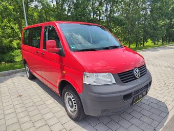 VW T5 TRANSPORTER 1.9 TDI 75kW/ 9 MÍST/188 900KM/KLIMA/TAŽNÉ - 2