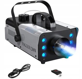 Prodám kvalitní a výkoný výrobník mlhy 1200w s 6 rgb - 2