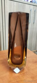 váza Moser - výška 17cm, signace Moser - 2