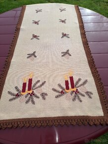 VÁNOČNÍ DEČKA NA STŮL vel. 98cm/38cm - 2