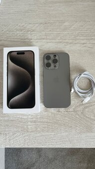 Prodám IPhone 15Pro 128 GB , přírodní titan - 2