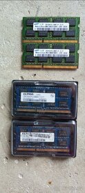 RAM paměti notebooku DRR2 A DDR3 - 2