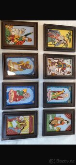 Obrazy - podmalby na skle - 2