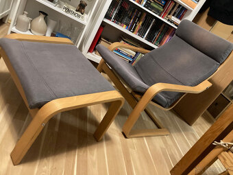 Křeslo s podnožkou (Ikea) - 2