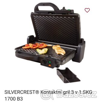 Kontaktní grill Silver crest skg 1700B3 / 33x24 - 2