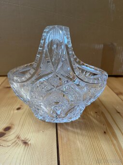 2x křišťálový košík - 2