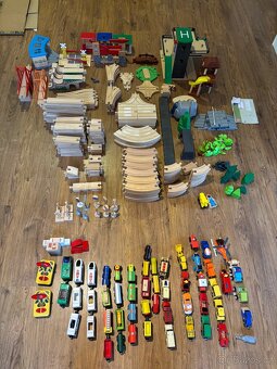 👑 MEGA SET Dřevěné vláčkodráhy – Přes 300 dílů 🚁 - 2