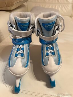 Dívčí brusle Crowned Ice Princess vel. 32-35 - 2