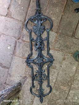 Litinové výplně zábradlí - 2