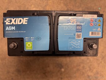 Autobaterie EXIDE AGM 95Ah, 12V, EK950 - 2