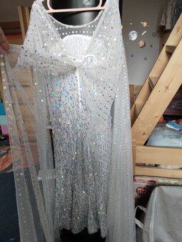 Krásné plesové šaty, vel. 140-150 - 2