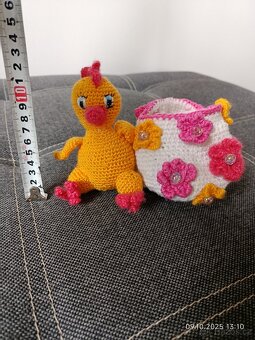 háčkovaná hračka-Vánoční vajíčko.nová - 2