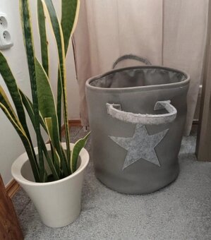 Koš na hračky +plyšáci - 2