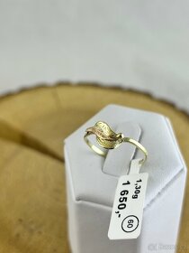 Dámský zlatý prstýnek/prsten - více druhů 12 - 2