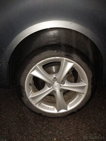 Alu R17 5x112 zánovní letní pneu - 2