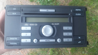 Autorádio Ford 6000 CD Focus Transit Fiesta atd. - 2