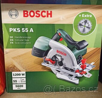 Nová okružní pila BOSCH PKS 55 A Prodám - 2