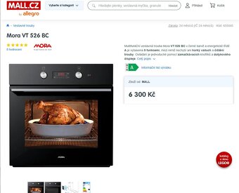 jako NOVÁ trouba Mora horkovzdušná EcoCLEAN - 2