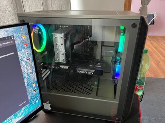 Herní PC sestava s RTX 3060 Ti + 2 monitory - 2