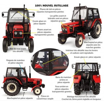 SBĚRATELSKÝ MODEL ZETOR 7211 MĚŘÍTKO 1:32 - 2