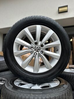 Alu kola 5x112 r17 s letnim pneu (t1) - 2
